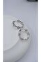 Mini Clover Detail Hoop Earrings