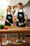 Men's Unisex Kitchen Chef Apron Retro Print Fresh Delicious Design Dtf Digital Daily Casual Modern