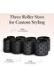 Ceramic Thermal Hair Rollers 8 pieces - Black - 3
