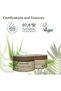 Hydrating & Fortifying Shampoo Scrub with Organic Aloe Vera 300g - 6