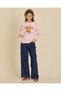 Senior Girls Navy Wide Leg Jeans - 5
