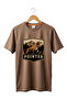 تي شيرت أساسي برقبة دائرية مطبوع عليه Hunting Hunting Pointer Hunter Dog مصنوع من القطن بنسبة 100%