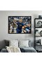 Kylian Mbappé France A3 Football Wall Art Canvas with Black Outer Frame - 2