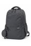Dp Casual a Quality Gray 6 External Zipper Compartments Water Repellent School Sports Travel Daily Lightweight Fabric Backpack 7-5 - 3