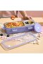 Stainless Steel 304 Lunch Box with Gravy Container, 2 Compartment Leakproof Tiffin Box, BPA-Free Food Storage for Kids, School, Office & Travel - 7