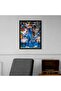 Jasprit Bumrah India Cricket A3 Canvas Wall Art with Black Outer Frame - 3