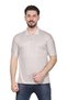 Men's Dad Combed Cotton Collared Pocketed Oxford Fabric Cotton T-Shirt Classic Cut 4-Piece Colorful Economic Package - 4