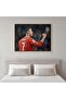 Cristiano Ronaldo CR7 A3 Football Wall Art Canvas with Light Oak Outer Frame - 2