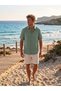 Genuine Muslin 100% Cotton Men's Short Sleeve Shirt Relaxed Fit Buttoned Collar Summer Wear - 2