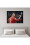 Cristiano Ronaldo CR7 A4 Football Wall Art Canvas with White Outer Frame - 2