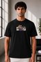 Unisex Oversize Naruto Shippuden Itachi Uchiha Embroidered Anime T-Shirt 100% Cotton