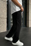 Men's Cotton Baggy Fit Comfortable Cut Knitted Sweatpants with Side Pockets - 2