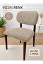 Elma Chair Cover Washable Elasticated Stretchable Diner Restaurant Kitchen Living Room Chair Cover Bottom-Top 2 Pieces