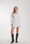 Women's Waist-Slit Shirt Dress - 4