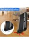 غطاء حماية أسود مقاوم للصدمات وغلاف صلب لجهاز نينتندو نيو 3DS XL LL (موديل 2015) فقط - 3