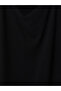 Black Plus Size Flowy Collar Soft Touch Blouse - 2