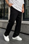 Men's Cotton Baggy Fit Comfortable Cut Knitted Sweatpants with Side Pockets - 6