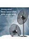 30 Inch Industrial Floor Standing Fan, Powerful Air Circulator with Wide Coverage, Durable Metal Safety Cage, Robust Construction, Strong Air Delivery and Stable Base for Commercial and Industri - 6
