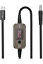 كابل محول USB C إلى DC PD، توصيل طاقة 100 واط مع شاشة عرض LED و10 موصلات قابلة للتبديل - 2