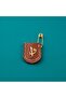 Handmade Leather Baby Amulet - Protective Prayer Lapel Pin - 2X3 cm