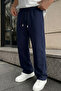 Men's Cotton Baggy Fit Comfortable Cut Knitted Sweatpants with Side Pockets - 6