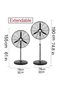 Heavy Duty 30 Inch Industrial Pedestal Fan with Powerful Air Circulation, Large Metal Fan Guard, Durable Blades, Stable Heavy Base and Strong Motor, Designed for Efficient Cooling in Factories, - 7