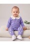 Baby Girl Seasonal Heart Printed Baby Collar 9-12-18-24 Months Slim Fit 2-Piece Baby Set