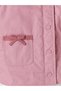 Vizyon New Season Pink Shirt Collar Girls' Coat - 4