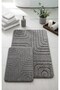 Path Premium Nordic Bohemian 2-Piece Bath Mat 60X100 60X50 cm Latex Non-Slip Base Washable
