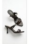 Artı-Artı02-0520 Women's Daily Brown Patent Leather Heeled Slippers - 5