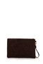 Wrist Strap Metal Detailed Clutch Women's Bag Madame Straw Brown - 2