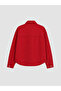 Özmarka New Season Red Oversize Women's Jean Shirt - 7