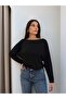 Boat Neck Long Sleeve Blouse - 2