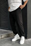 Men's Winter Cotton-Lined Elastic Cuff Sweatpants - 3