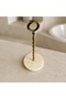 Travertine Marble Paper Towel Holder, Travertine Marble Paper Towel Holder with Metal Apparatus - 2