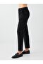 Black High Waist Tencel Trousers with Pocket Detail - 5