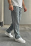 Men's Baggy Sweatpants 3 Thread Oversize Straight Leg with Back Pockets - 4