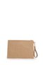 Wrist Strap Metal Detailed Clutch Women's Bag Madame Straw Beige - 2