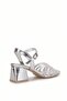 Elit Mst784C Women's Stoned Classic Heeled Shoes Silver - 5