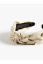 Linen Textured Stone Detailed Crown - 3