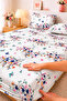 Cotton Elastic Sheet Set with Pillows (Choose Size)