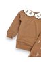 Baby Girl Seasonal Bow Printed Baby Collar 9-12-18-24 Months Slim Fit 2-Piece Baby Set - 7