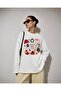 White Holiday Printed Long Sleeve T-Shirt Suitable for Hijab