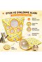 Pati Design Cat Play Tunnel Tent Foldable Cat Nest with Rustling Plush Mouse and Pompom Ball - 2