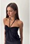 Women's Halter Neck Strapless Blouse - 2