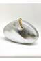 Women's Skin Silver Evening Dress Clutch Chain Strap Hand and Shoulder Wedding Engagement Evening Bag - 3