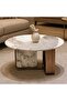 Modern Nesting Table Set for Entertaining and Coffee Use (5 Pieces) - 5