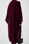 Women's Oversize Balloon Sleeve Long Knitwear Cardigan, Stone, Beige, Black, Brown, Yellow - 7