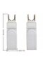 Metal Hook Buckle-Free Elastic Waist Belt 2-Piece Set – Hook and Loop Adjustable Invisible Pants Belt, Practical Elastic Belt for Men and Women's Shorts, Jeans, Fabric Pants - 3