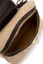 Lock Detailed Box Form Faux Leather Women's Crossbody Bag Lulu Linen Brown - 5